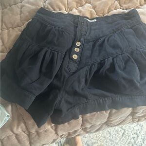 We The Free Black High Waist Women's Shorts